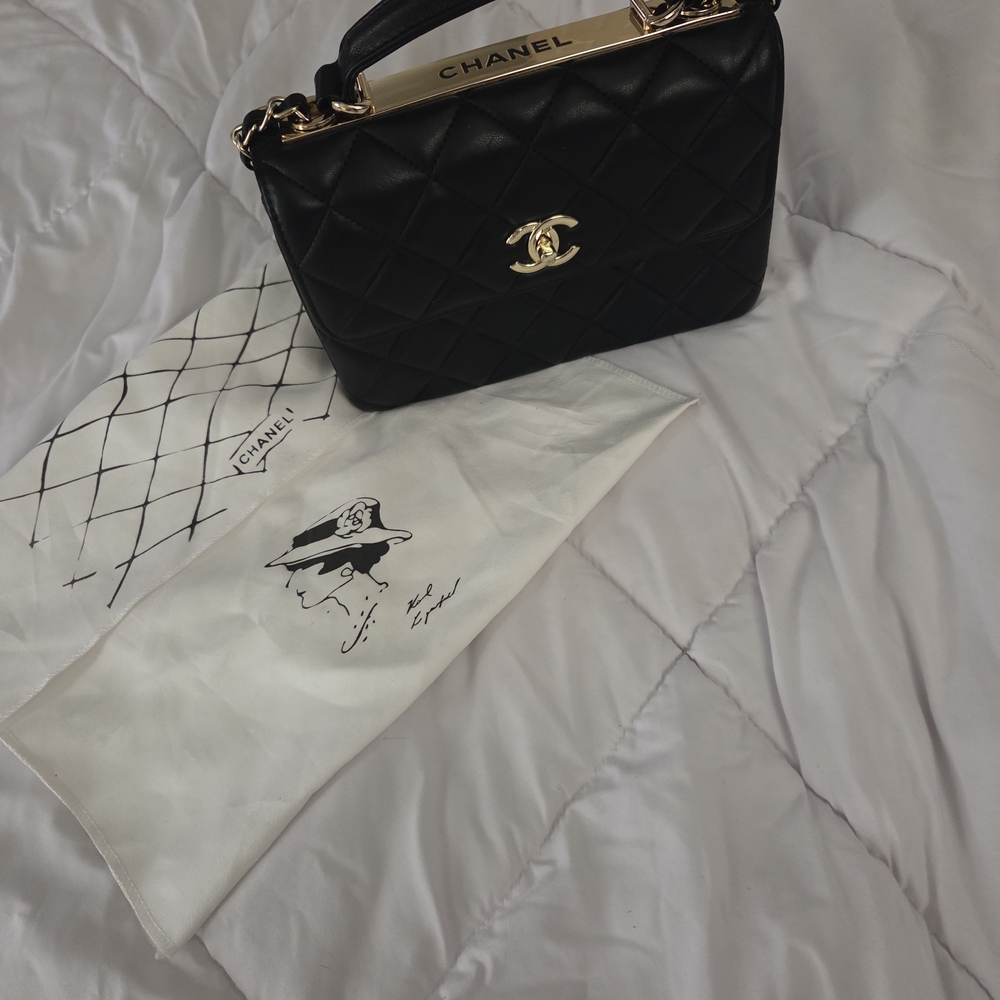 Chanel Black Quilted Handbag